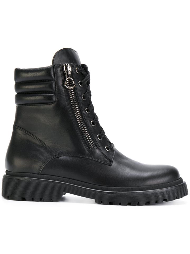 Moncler Viviane Zip Boots - Black