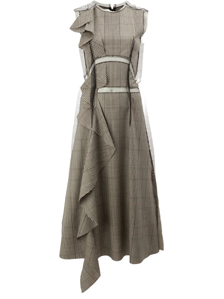 Maison Margiela Décortique Ruffle Dress - Black