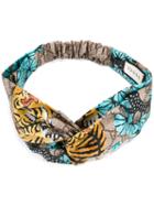 Gucci Printed Hairband, Women's, Size: Medium, Silk