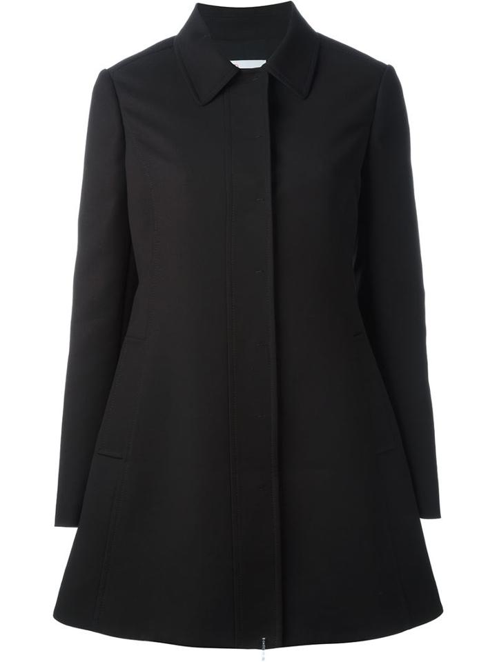 Red Valentino Flared Single Breasted Coat