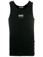 Versace Jeans Couture Logo Patch Tank Top - Black