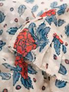 Ulla Johnson Floral Long-sleeve Blouse - Neutrals