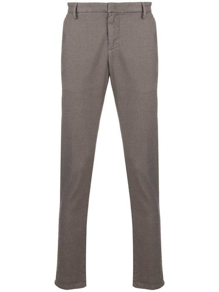 Dondup Classic Straight Trousers - Grey