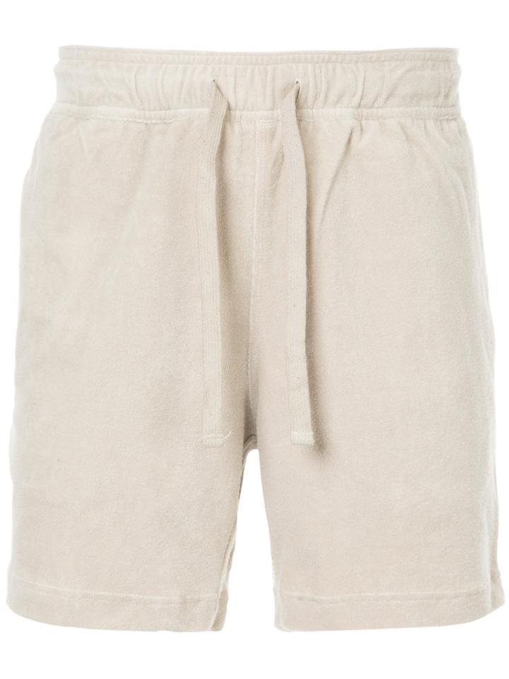 Venroy Terry Shorts - Nude & Neutrals