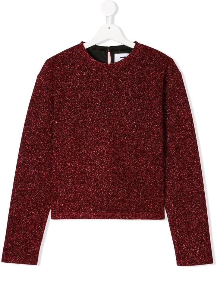 Touriste Teen Glittered Lurex Jumper