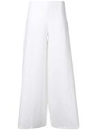 Stefano Mortari Super Flared Trousers - White
