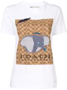 Coach Dumbo Logo Print T-shirt - White