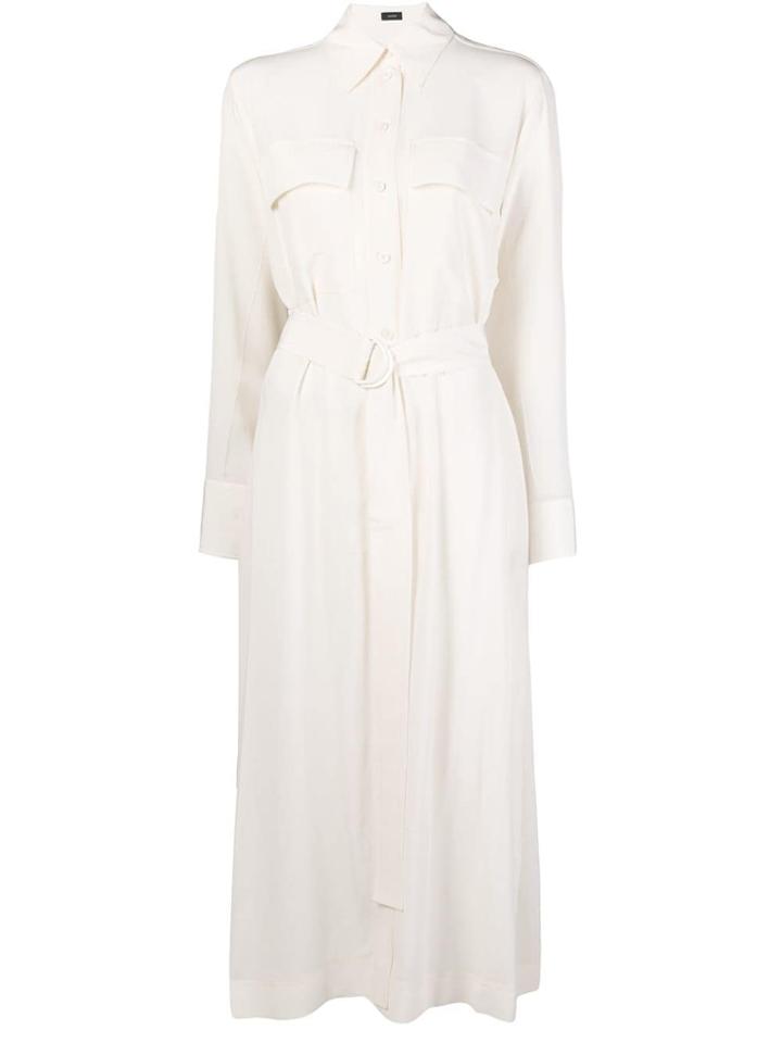 Joseph Long Shirt Dress - White