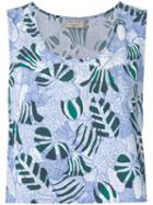 Maison Kitsuné 'ana' Hibiscus Wrap Around Top