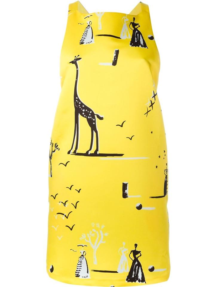 Rochas Racerback Bow Cocktail Dress