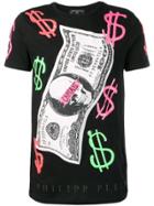 Philipp Plein Grafitti Dollar T-shirt - Black