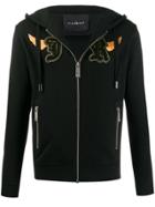 John Richmond Zip-up Hooded Jacket - Black