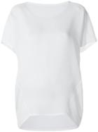Issey Miyake Curved Hem T-shirt - White