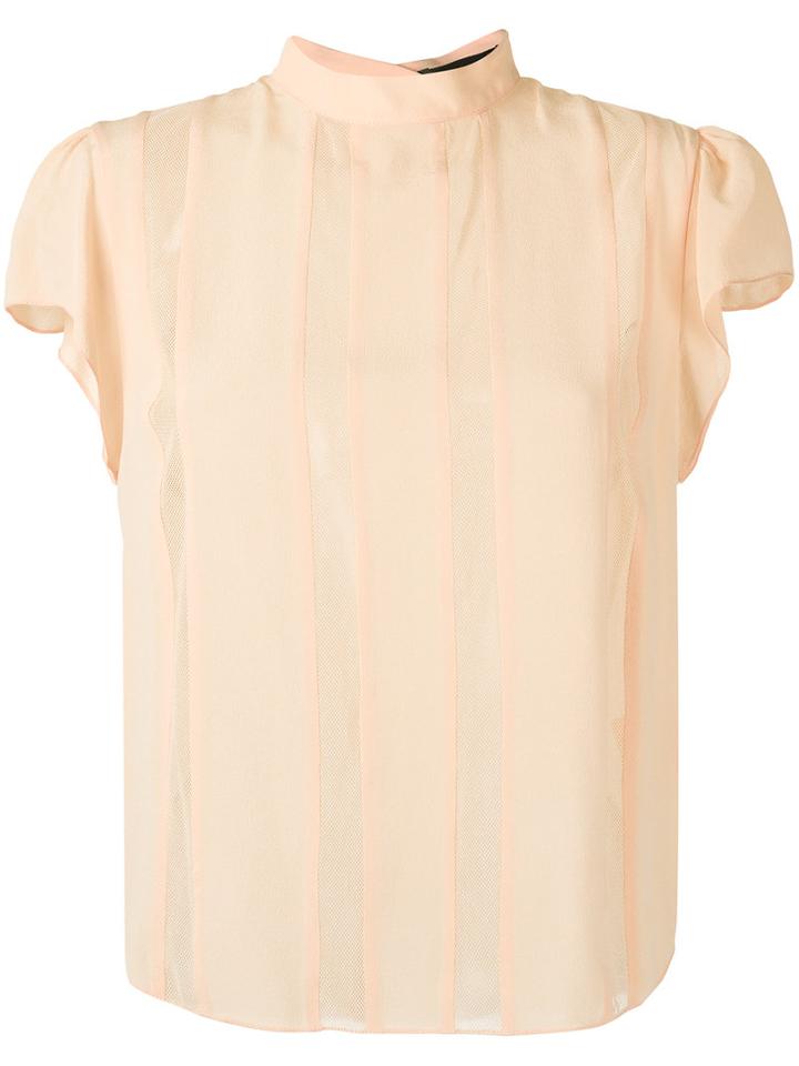 Talie Nk Silk Blouse, Women's, Size: 38, Yellow/orange, Silk