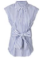 T By Alexander Wang Striped Top - Blue
