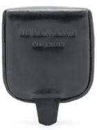 Ann Demeulemeester Blanche Logo Embossed Coin Purse - Black