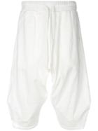 Andrea Ya'aqov Dropped Crotch Shorts - White