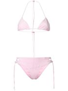 Fenty X Puma Terrycloth Triangle Bikini - Pink & Purple