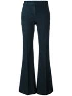 Brunello Cucinelli Flared Jeans, Women's, Size: 42, Blue, Cotton/spandex/elastane