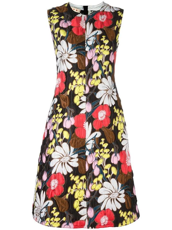 Marni - Madder Print Dress - Women - Polyester - 42, Polyester