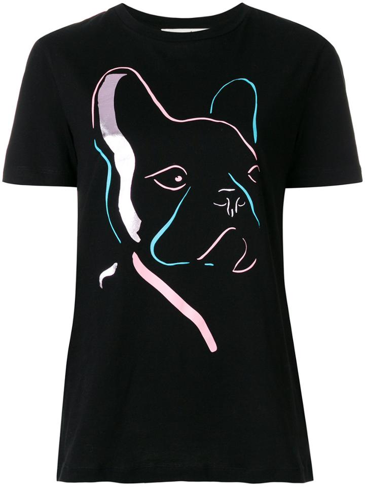 Être Cécile Bulldog T-shirt - Black