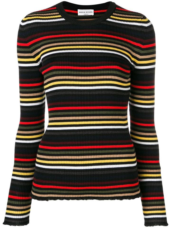 Sonia Rykiel Horizontal Stripes Jumper - Multicolour