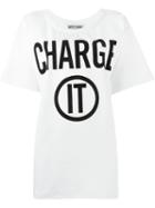 Moschino Charge It Print T-shirt