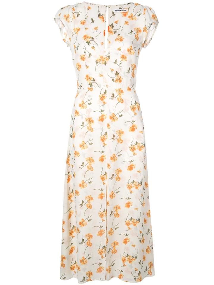 Reformation Wellfleet Dress - Neutrals