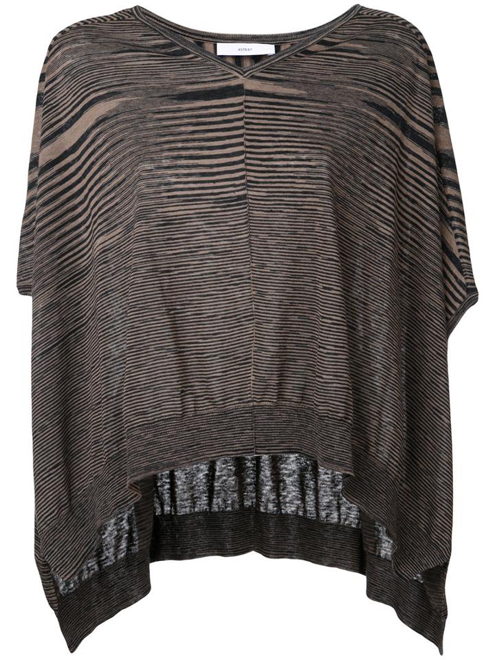 Astraet - Oversized Sweater - Women - Cotton - One Size, Grey, Cotton