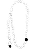 Marni Chain And Bead Necklace - Black