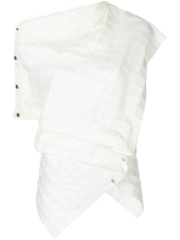 Issey Miyake Deconstructed Top - White