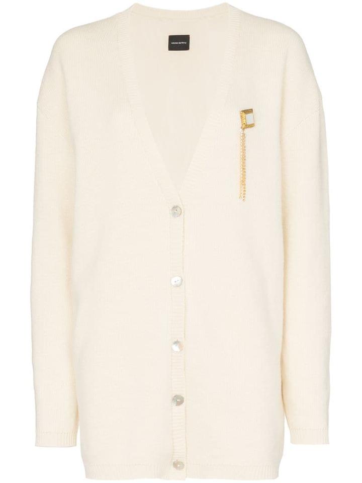 Magda Butrym Rochester Wool-cashmere Cardigan - Neutrals