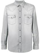 Saint Laurent Western Style Denim Shirt - Grey