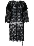 Iro Crochet Dress - Black