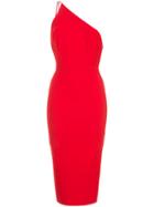 Alex Perry Rumer One Shoulder Dress - Red