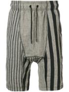 Tom Rebl Printed Drop-crotch Shorts - Multicolour