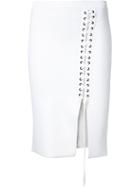 Alexander Wang Laced Detail Fitted Skirt
