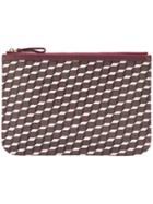 Pierre Hardy Mulit-print Clutch - Pink & Purple