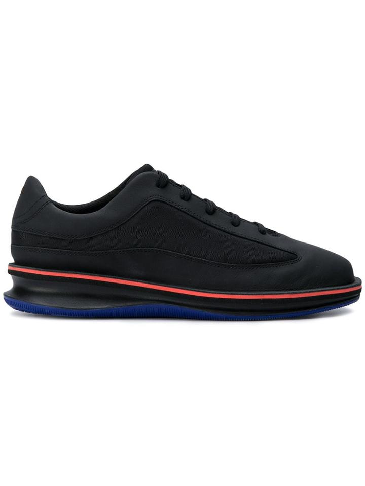 Camper Rolling Contrast Line Sneakers - Black