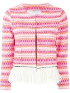 Giada Benincasa Fringed Crop Jacket