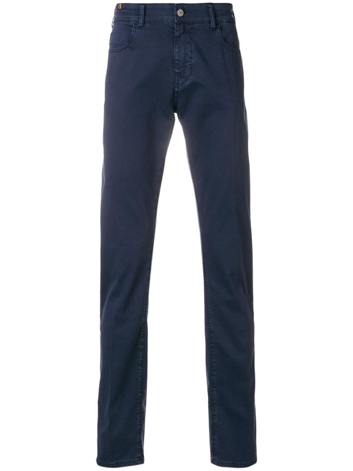 Notify Tailored Fitted Trousers - Blue