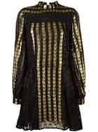Dodo Bar Or Longsleeved Dress, Women's, Size: 44, Black, Viscose/polyester/metallic Fibre