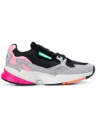 Adidas Colour Block Lace-up Sneakers - Black