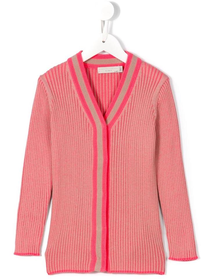 Stella Mccartney Kids Cammie Cardigan, Girl's, Size: 10 Yrs, Pink/purple