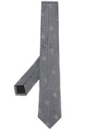 Versace Medusa Print Tie - Grey