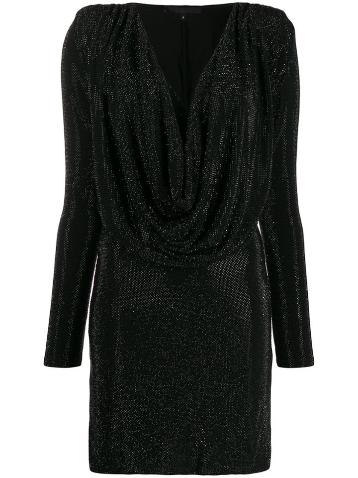 Philipp Plein Short Dress -28 Crystal - Black