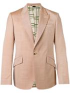 Vivienne Westwood Man - Pointed Lapels Blazer - Men - Cotton/viscose/virgin Wool - 50, Nude/neutrals, Cotton/viscose/virgin Wool