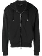 Dsquared2 Zipped Up Hoodie - Black
