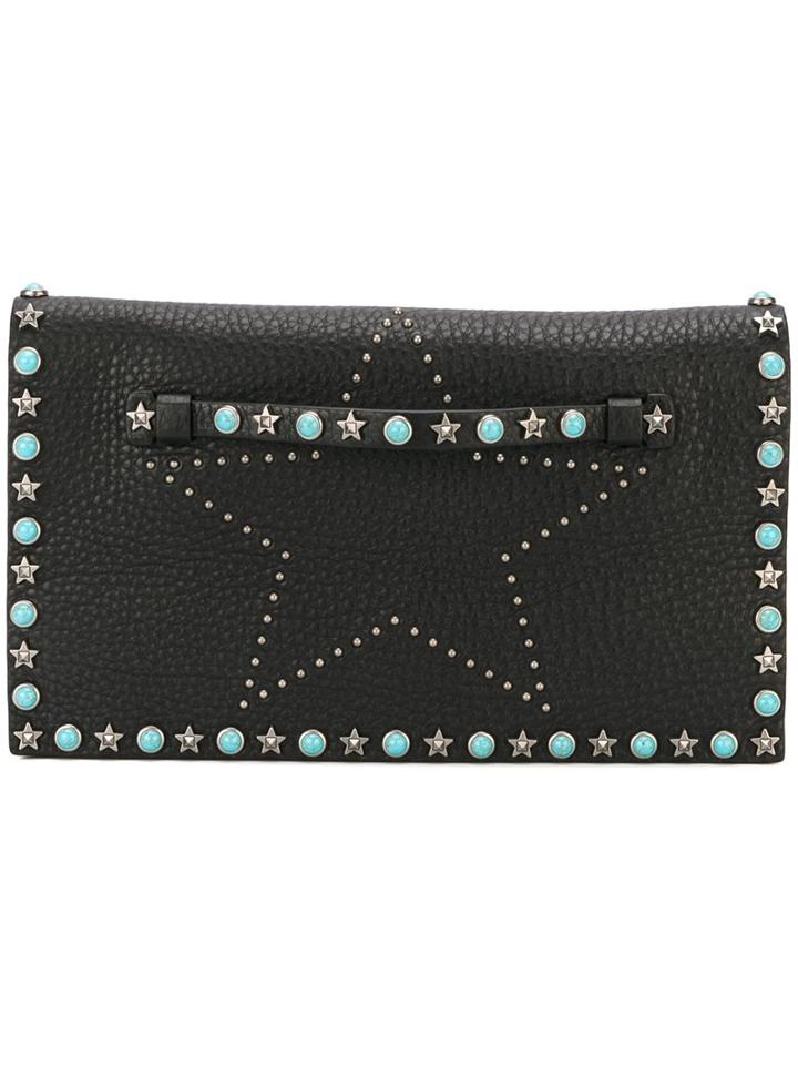 Valentino Valentino Garavani 'rockstud Rolling' Clutch, Women's, Black
