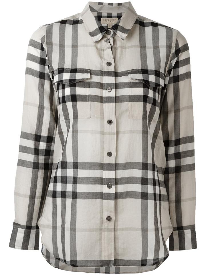 Burberry - House Check Shirt - Women - Cotton - S, Nude/neutrals, Cotton